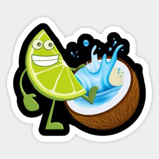 Put the Lime in the Coconut! Sticker